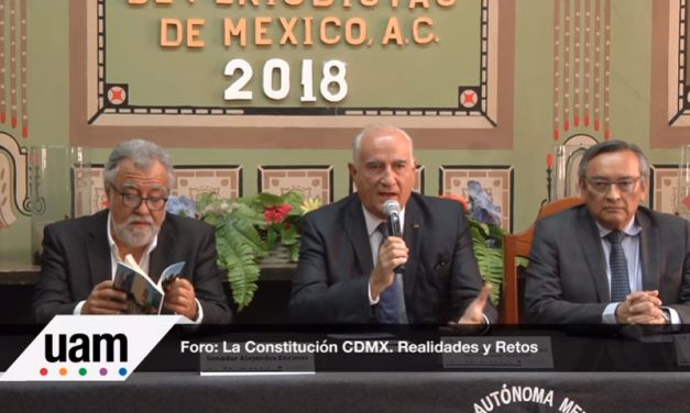 La Constitución de la Ciudad de México; realidades y retos. Club de periodistas. (parte 1 y 2)
