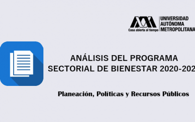 Análisis del programa sectorial de bienestar 2020-2024