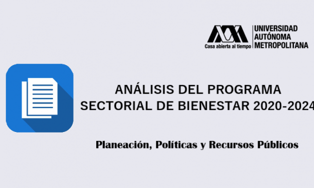 Análisis del programa sectorial de bienestar 2020-2024